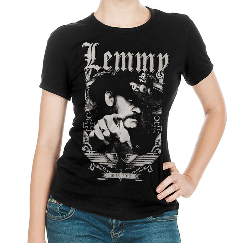 

Футболка женская Dream Shirts Motorhead - Лемми 1000745-1 черная M, Черный, Motorhead - Лемми 1000745-1