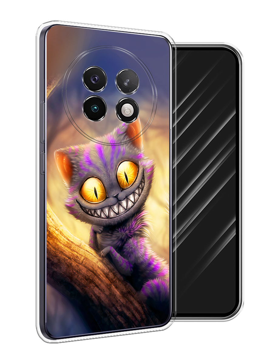 

Чехол Awog на Realme 13+ "Cheshire Cat", Фиолетовый;желтый, 2518750-1