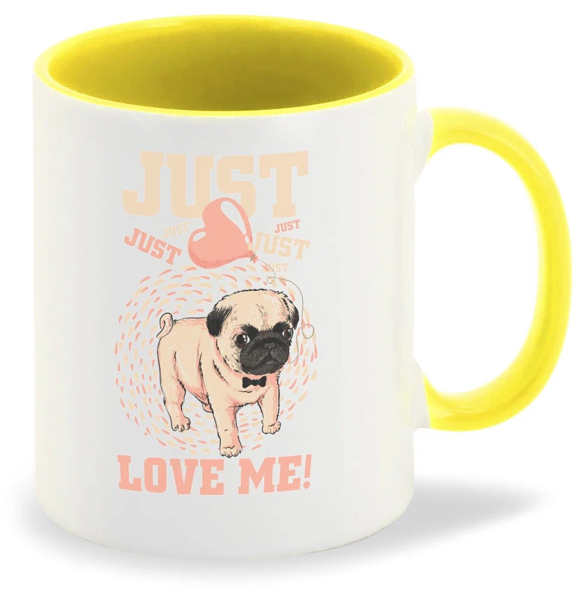 

Кружка CoolPodarok Иллюстрация Сбака jast love me