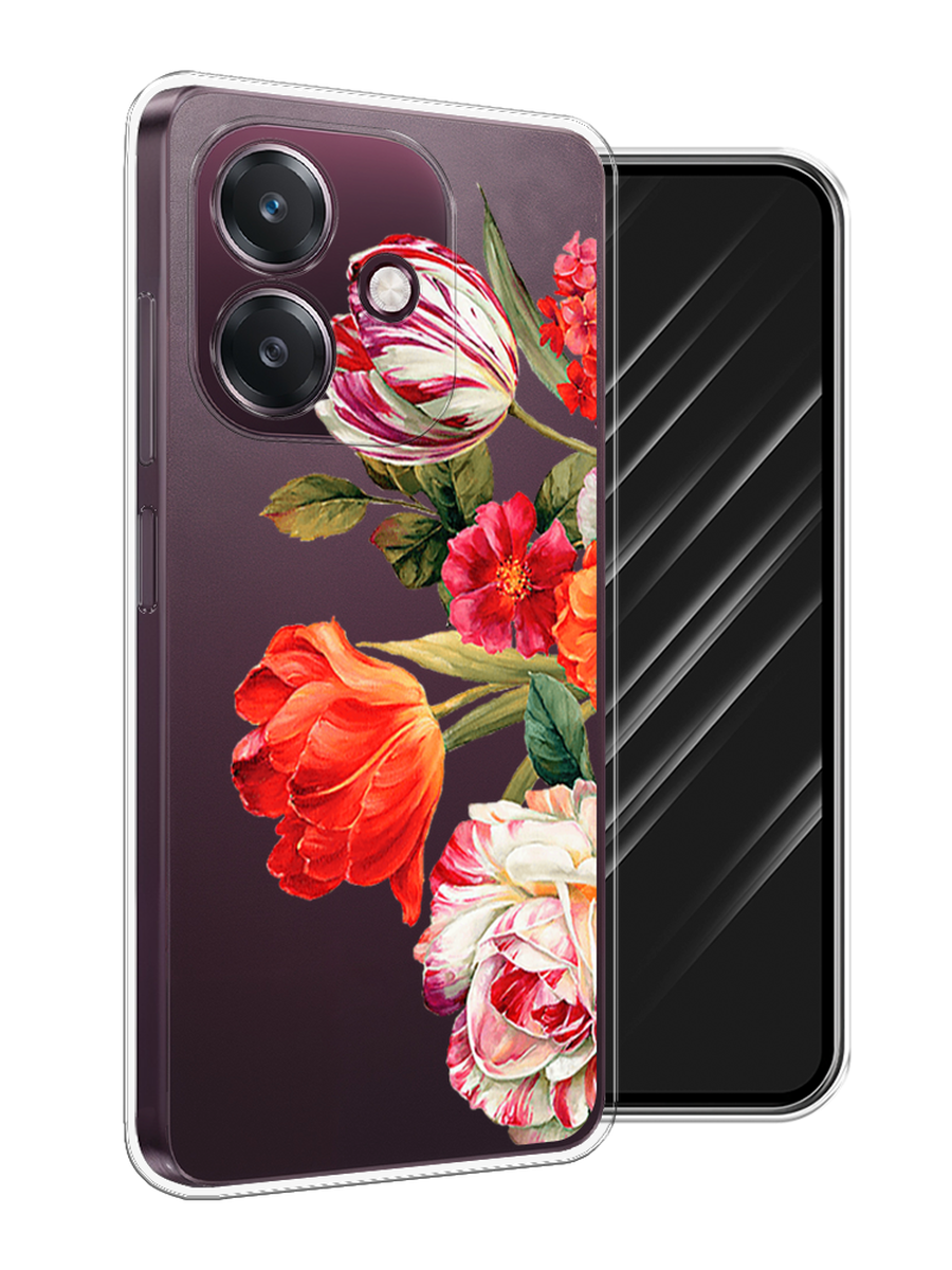 

Чехол Awog на Oppo A3 "Весенний букет", Красный;розовый;зеленый, 2518650-1