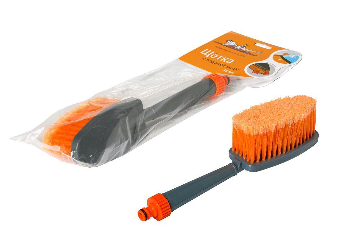 Щетка для мытья с насадкой для шланга, с распушённой щетиной AB-J-02