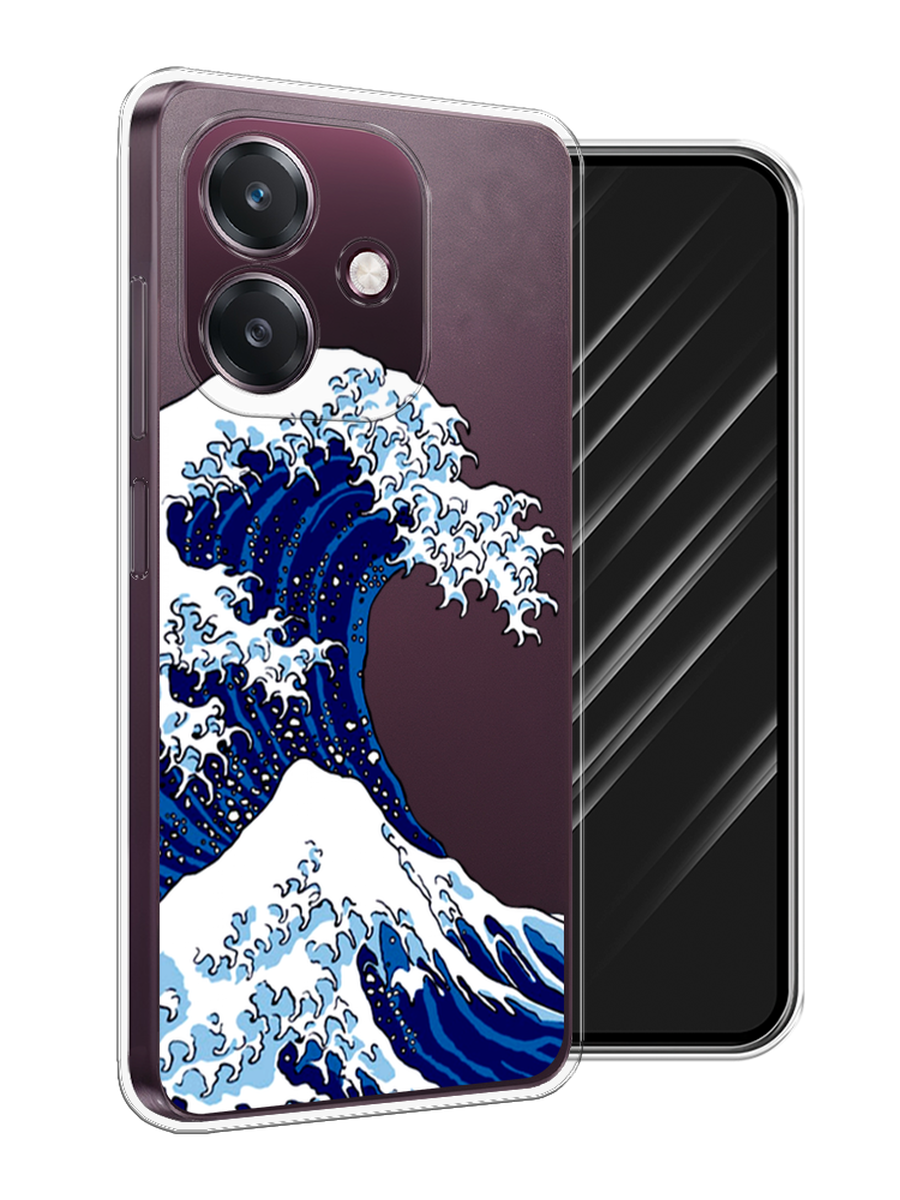 

Чехол Awog на Oppo A3 "Волна в Канагаве", Синий;белый, 2518650-1