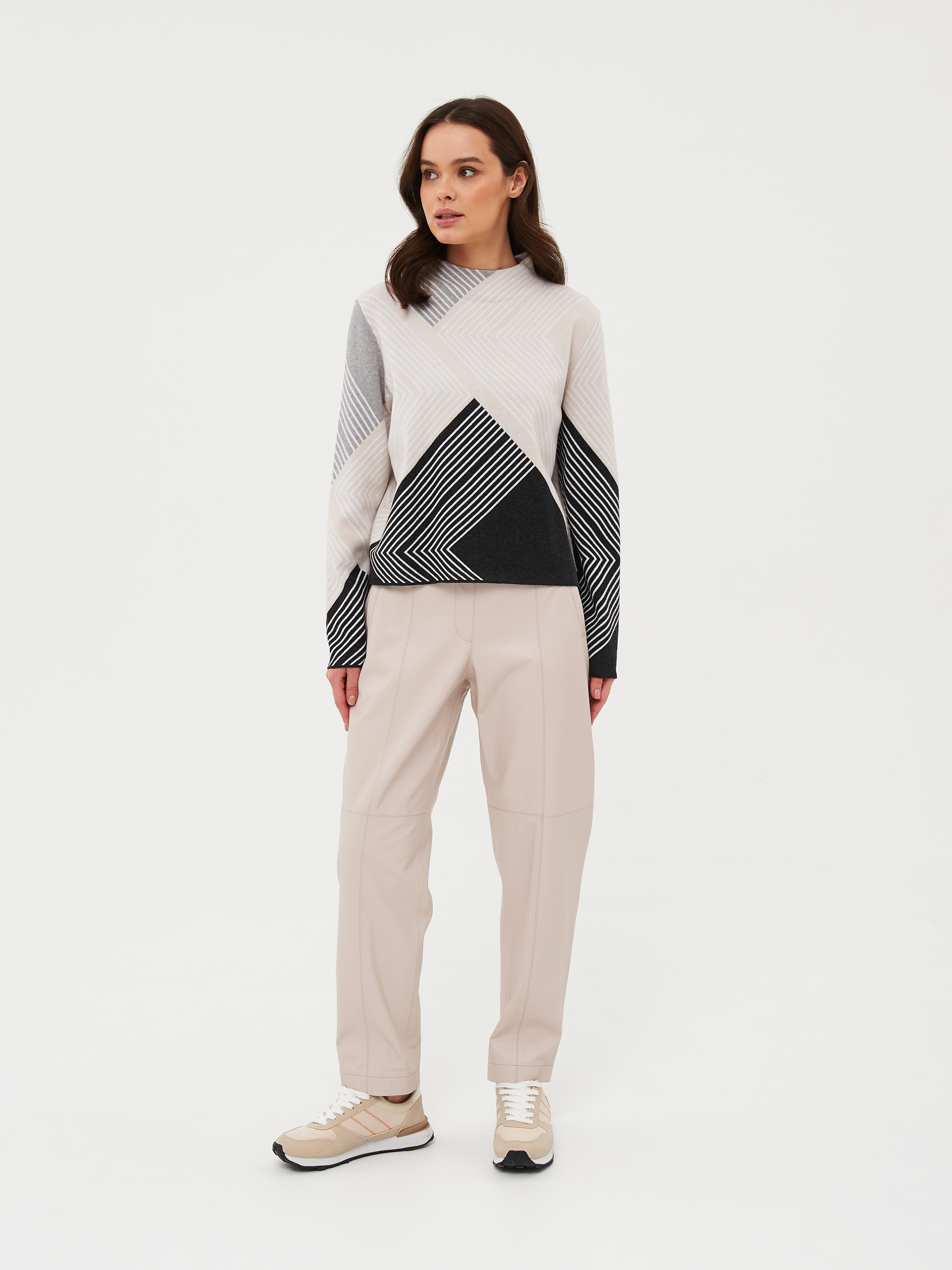 

Джемпер женский Gerry Weber 271012-35701 серый, 42, Разноцветный, 271012-35701