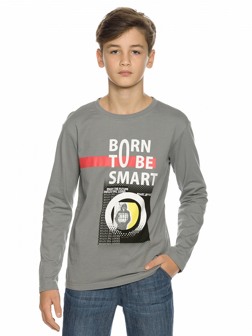 

Джемпер д/мал Pelican BFJ4216/Светло-серый(53) р.9 рост128-134, BFJ4216