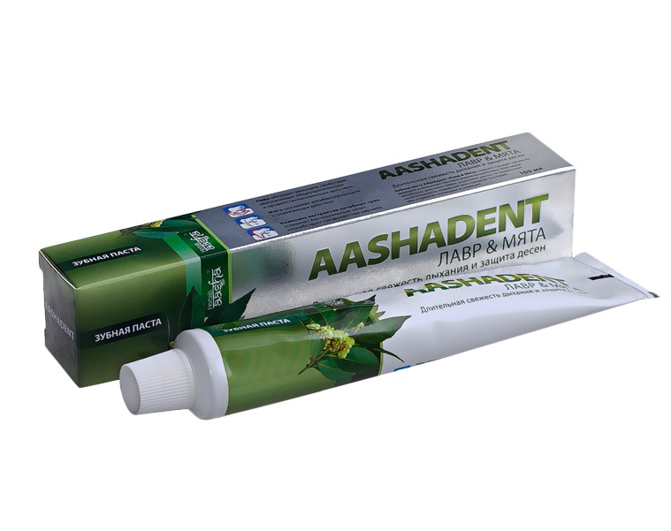 Зубная паста Aasha Herbals Лавр и мята 100 г