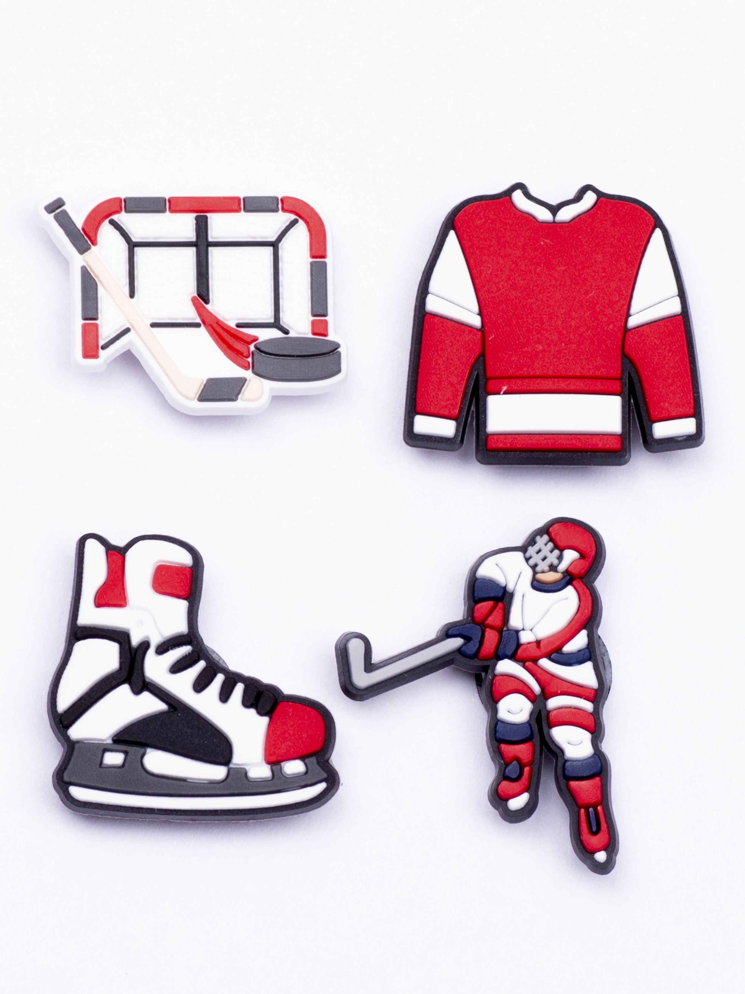

Джиббитсы Kuppinoski ДЖИ Клипсы для обуви хоккей NHL 4 шт, Разноцветный, ДЖИ