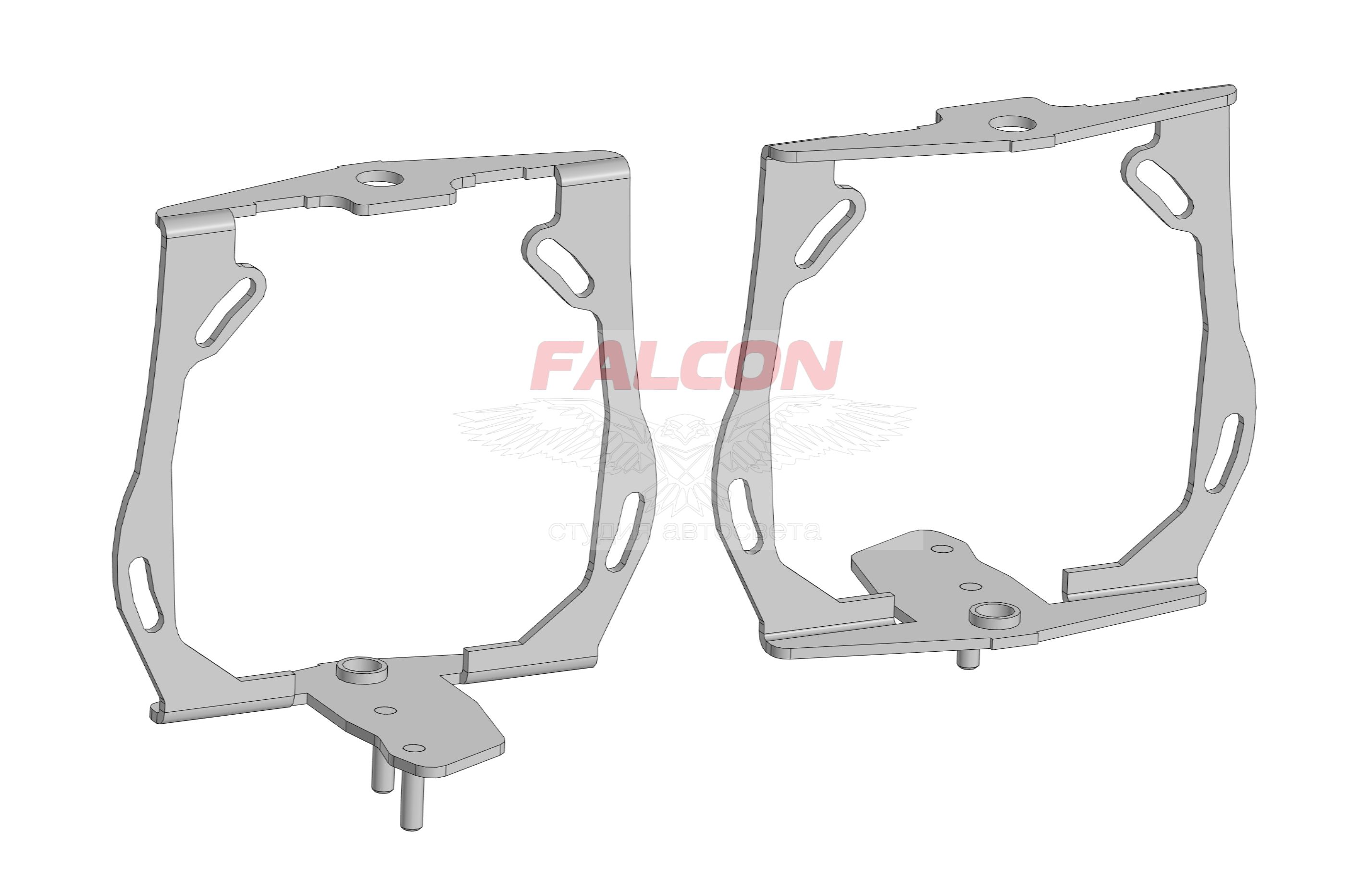

Рамка переходная для линз Bosch AFS на Hella 3 цельная до 2012 г.в.