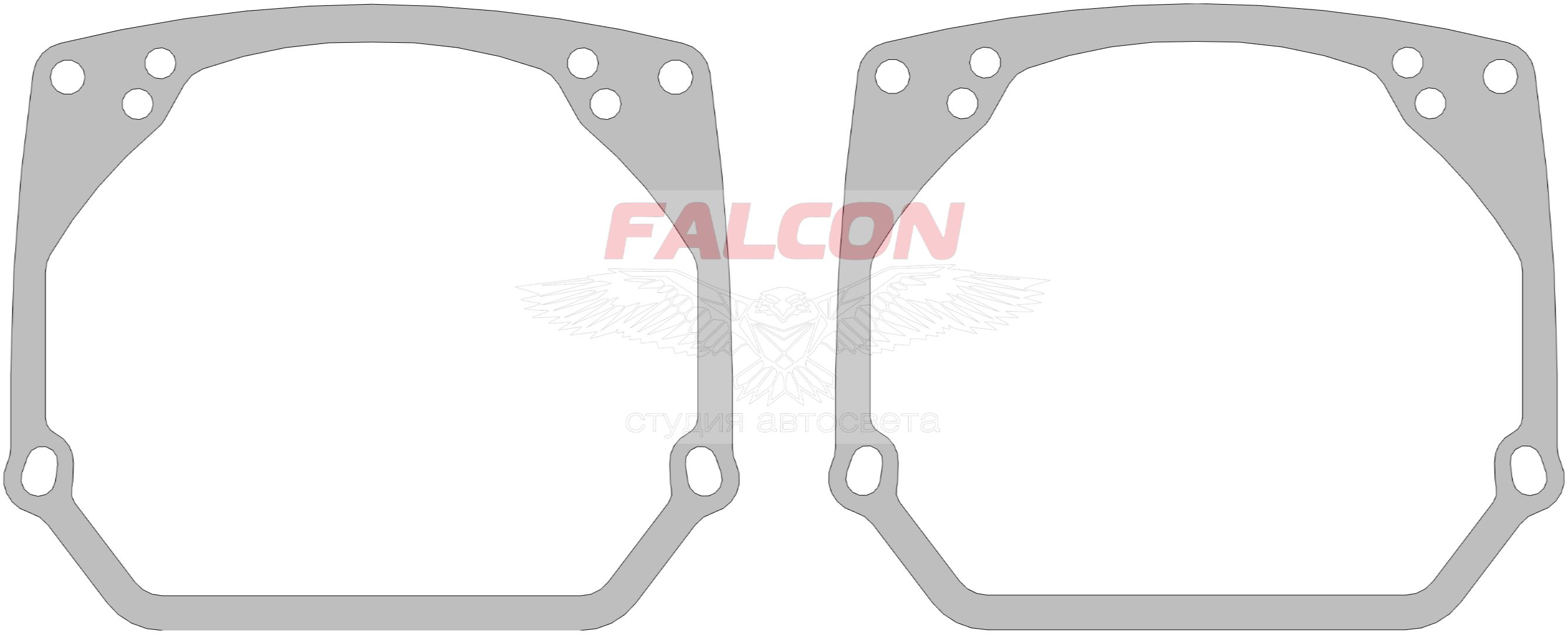 

Рамка переходная для линз FAW Besturn B50 20010-2014 г.в. Hella 3