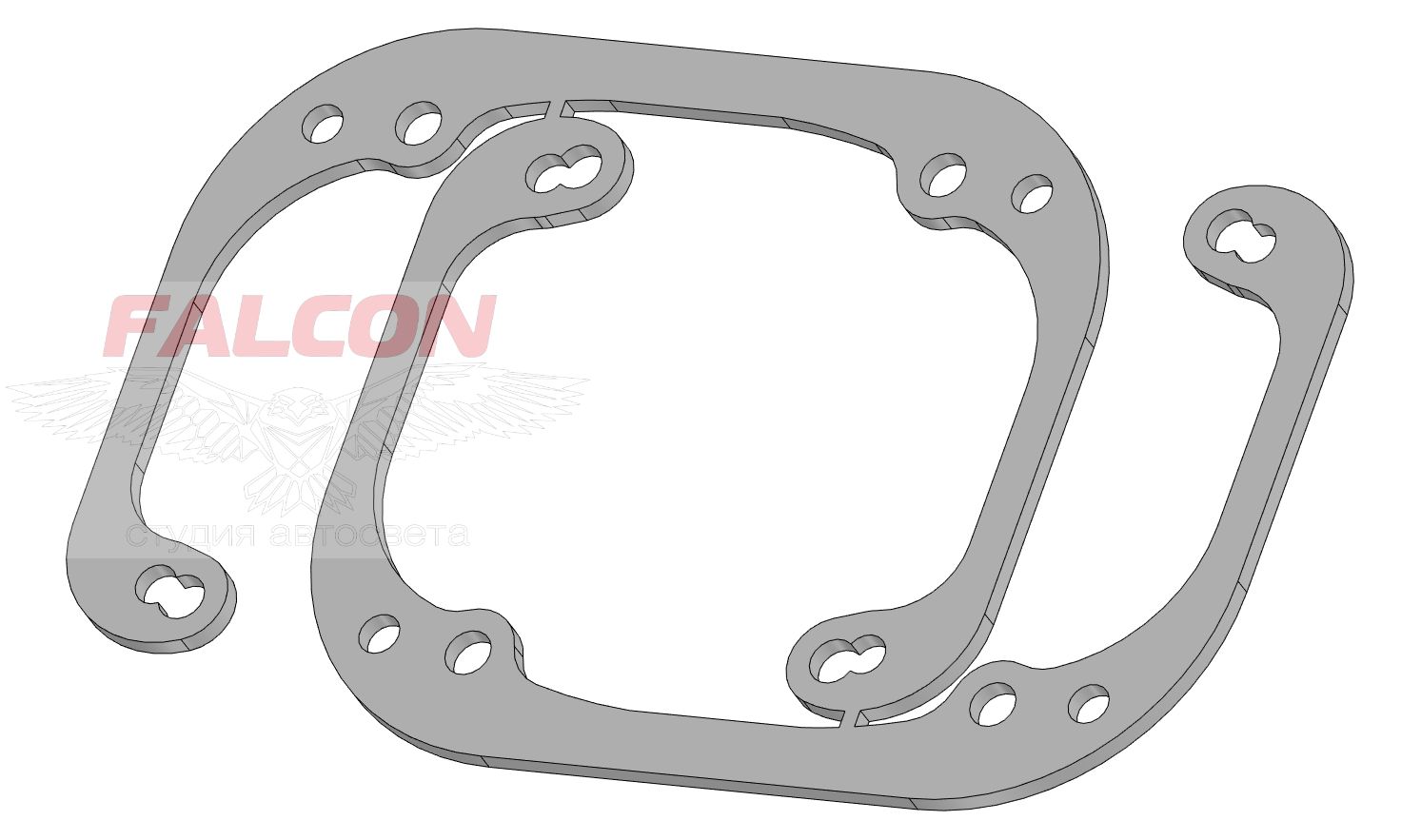 

Рамка переходная для линз Geely Mk CROSS 2010-2016 г.в. 2.5 дюйма
