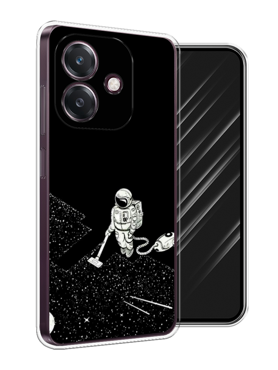 

Чехол Awog на Oppo A3 "Космонавт с пылесосом", Белый, 2518650-1