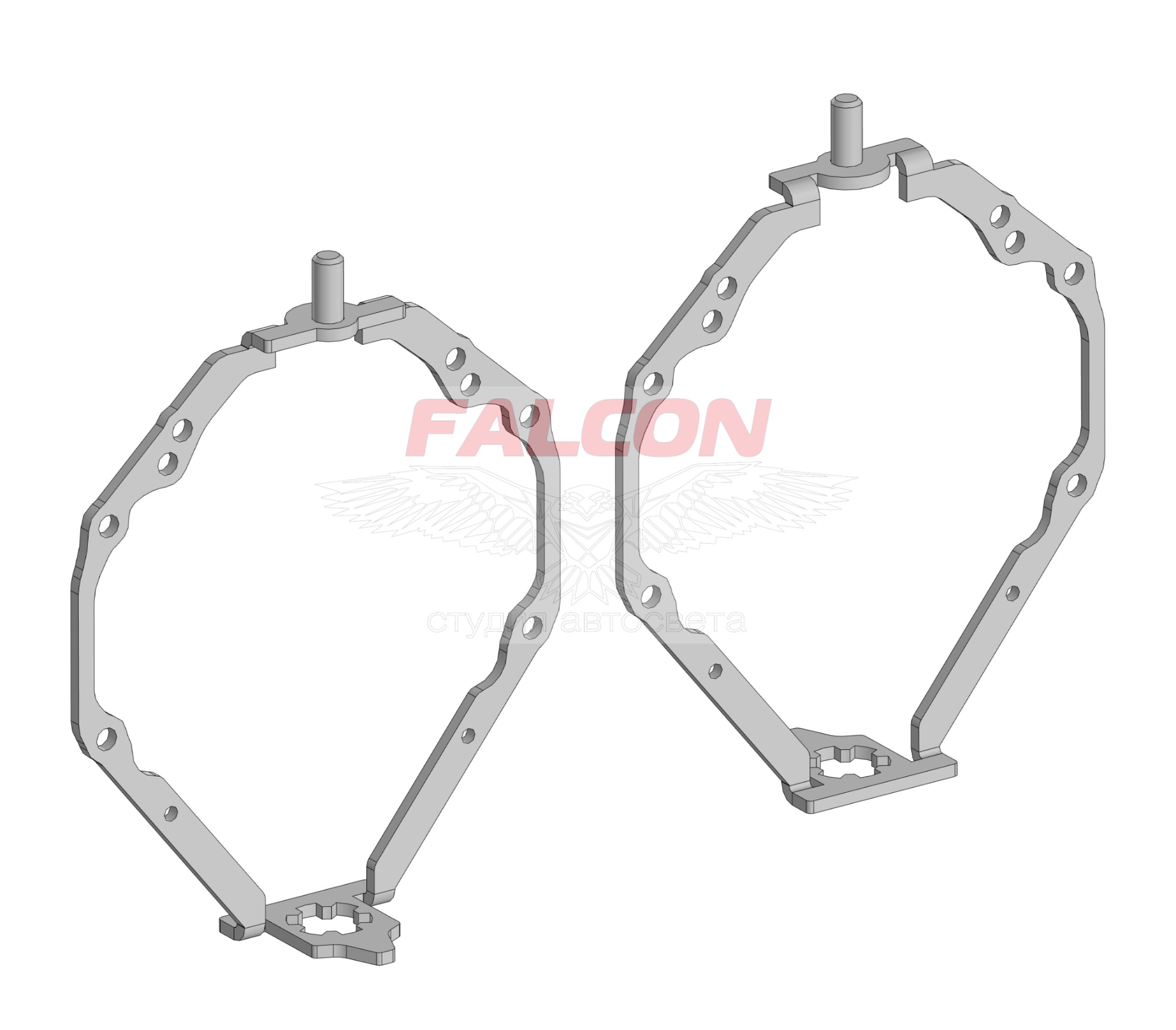 

Рамка переходная для линз Toyota Crown S200 2008-2012 г.в. AFS Hella 3