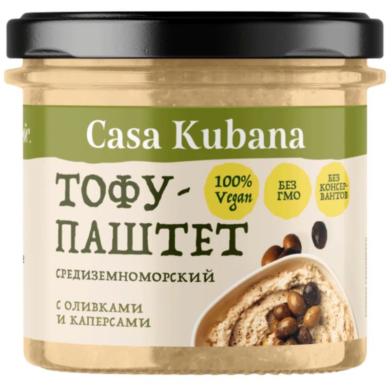 Тофу-паштет Casa Kubana Средиземноморский 90 г