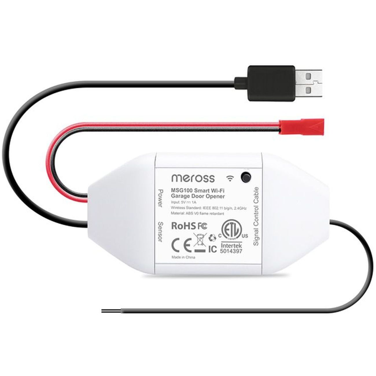 фото Умный открыватель гаражных дверей meross smart wifi garage door opener (msg100)