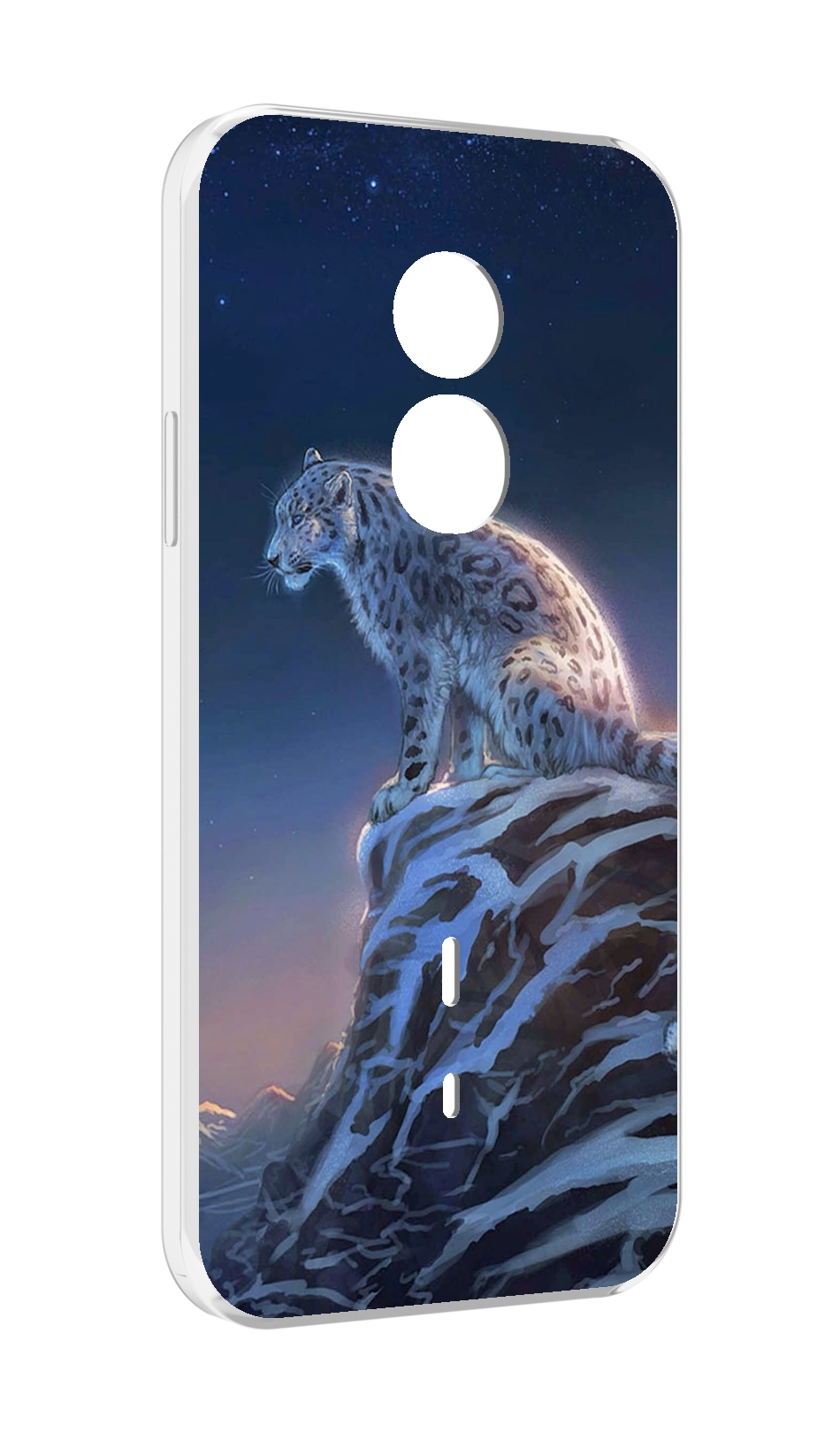 

Чехол MyPads Одинокий-Барс для Doogee S51, Прозрачный, Tocco