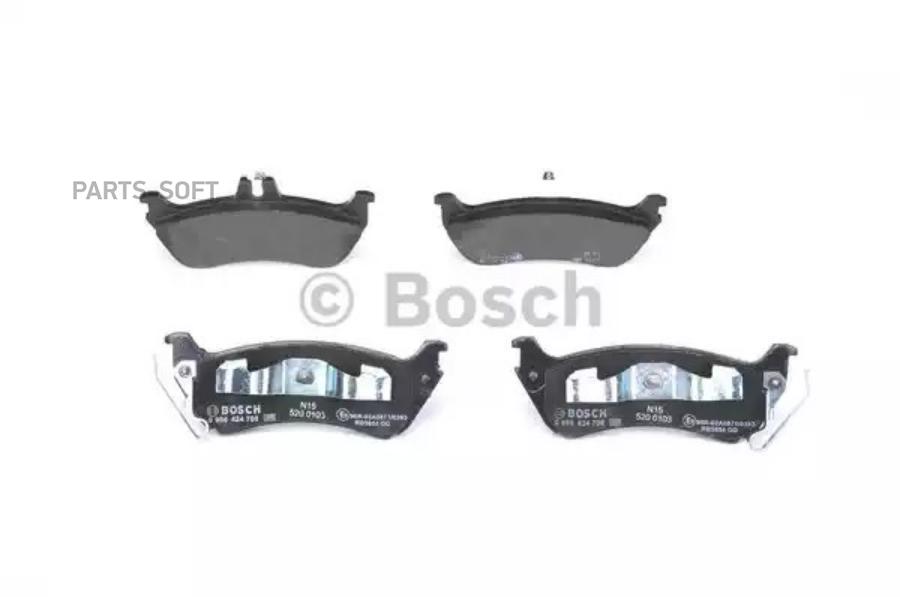 

Тормозные колодки Bosch задние дисковые для Mercedes-Benz W163 2.3/3.2 1999- 986424708