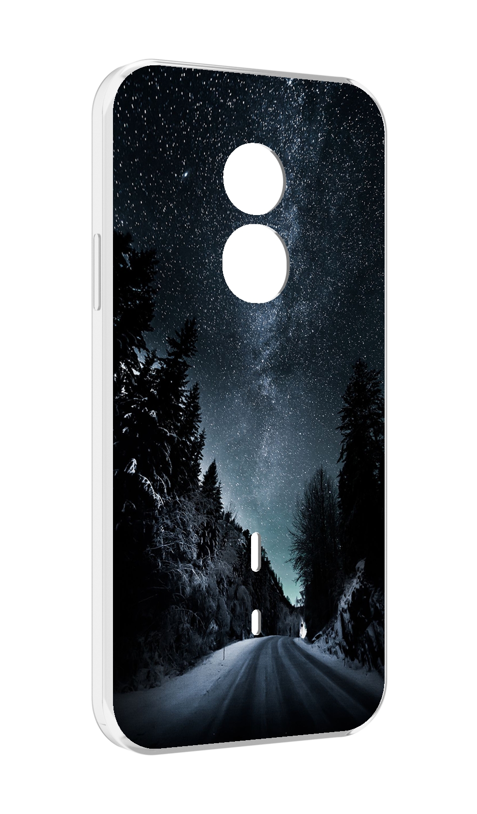

Чехол MyPads Ночной-лес для Doogee S51, Прозрачный, Tocco
