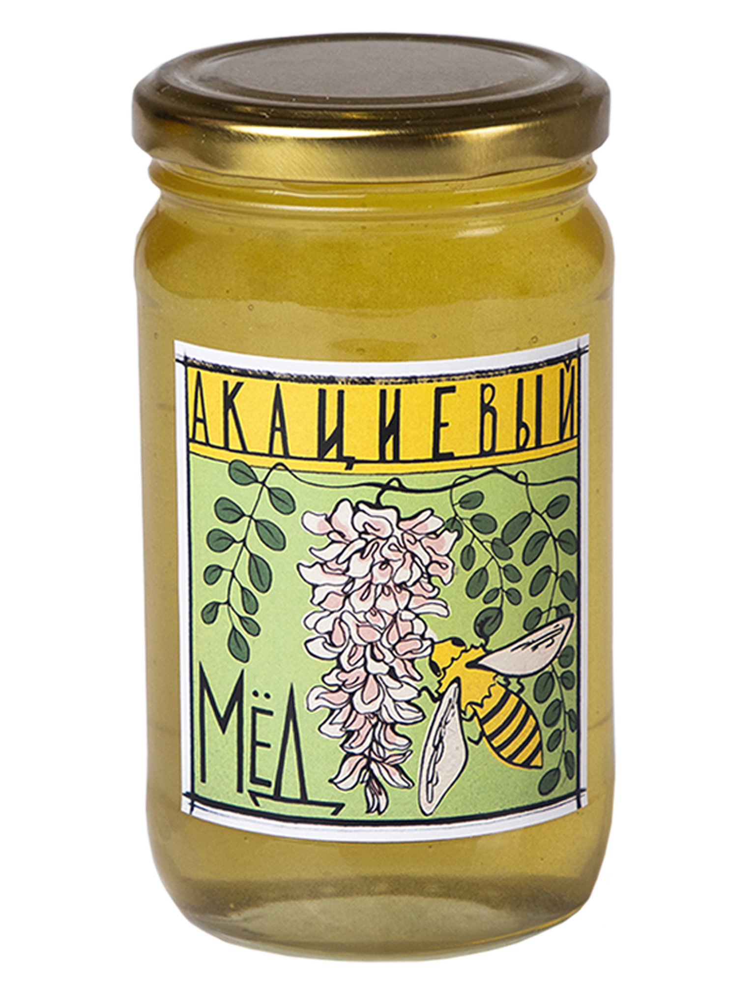 Мёд натуральный акациевый 500 гр. Антон Медов