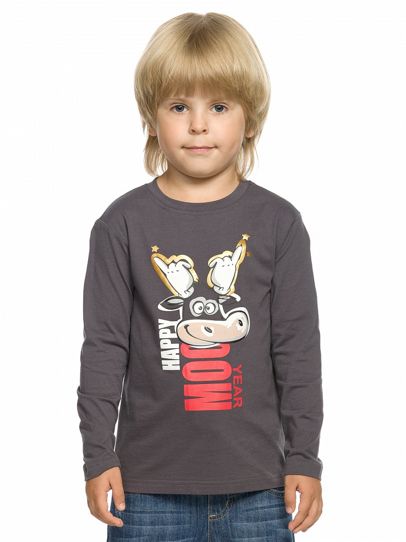 

Джемпер д/мал Pelican BFJ3822/Темно-серый(43) р.3 рост92-98, BFJ3822