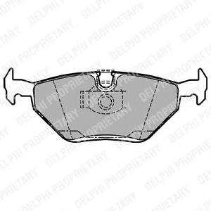 

Колодки тормозные DELPHI LP1107 задние