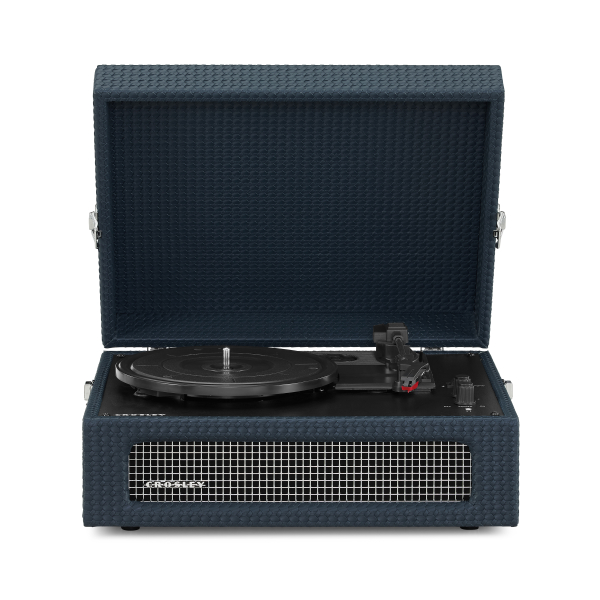 фото Виниловый проигрыватель crosley voyager plus navy (cr8017b-ny4)