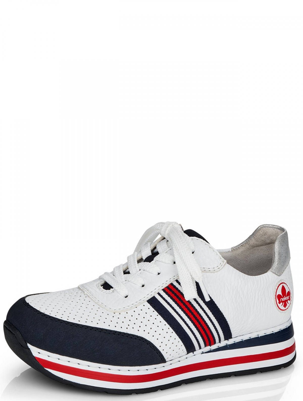 

Кроссовки женские Rieker 361000078 белые 36 RU, Белый, 361000078