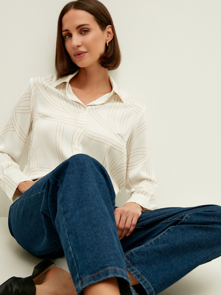 

Джинсы женские ZARINA 2460477777 синие M, 2460477777