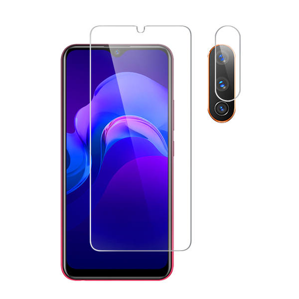 

Гибридное защитное стекло Brozo на экран и камеру Vivo V15, Vivo V15