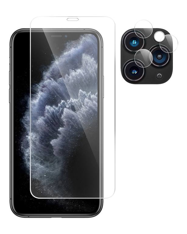 

Гибридное защитное стекло Brozo на экран и камеру Apple Iphone 11 Pro Max, Apple Iphone 11 Pro Max