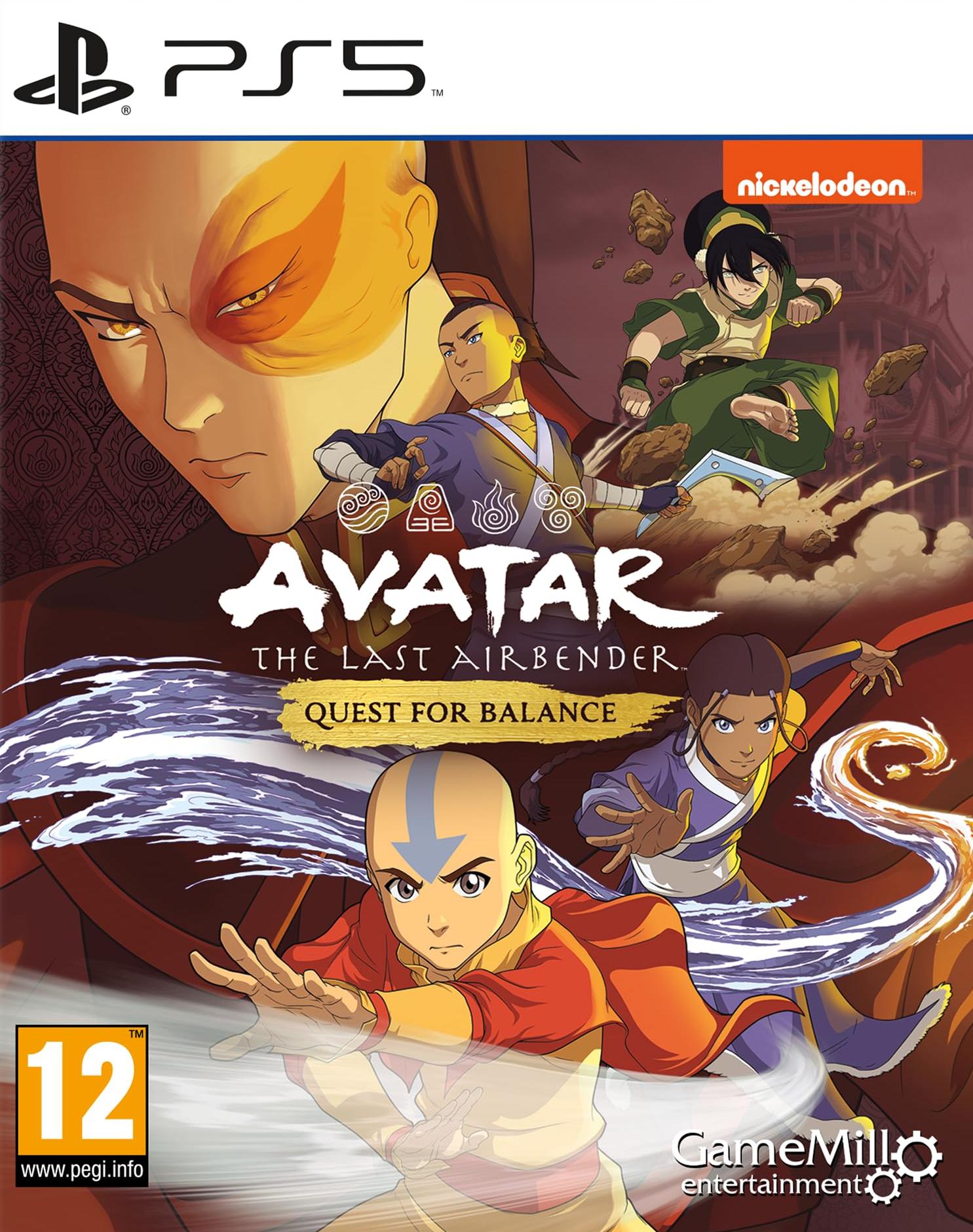 Игра Avatar The Last Airbender: Quest for Balance (PS5, полностью на иностранном языке)