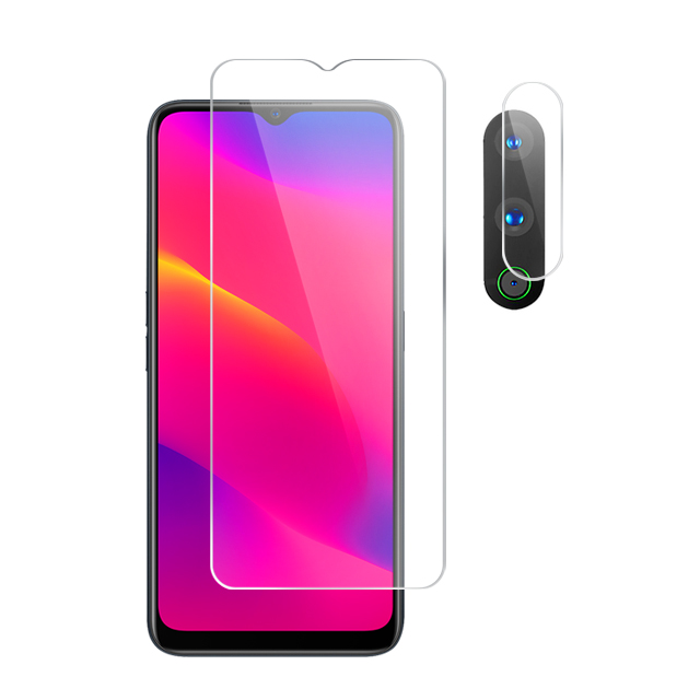 

Гибридное защитное стекло Brozo на экран и камеру OPPO A5/ A9 2020, OPPO A5/ A9 2020