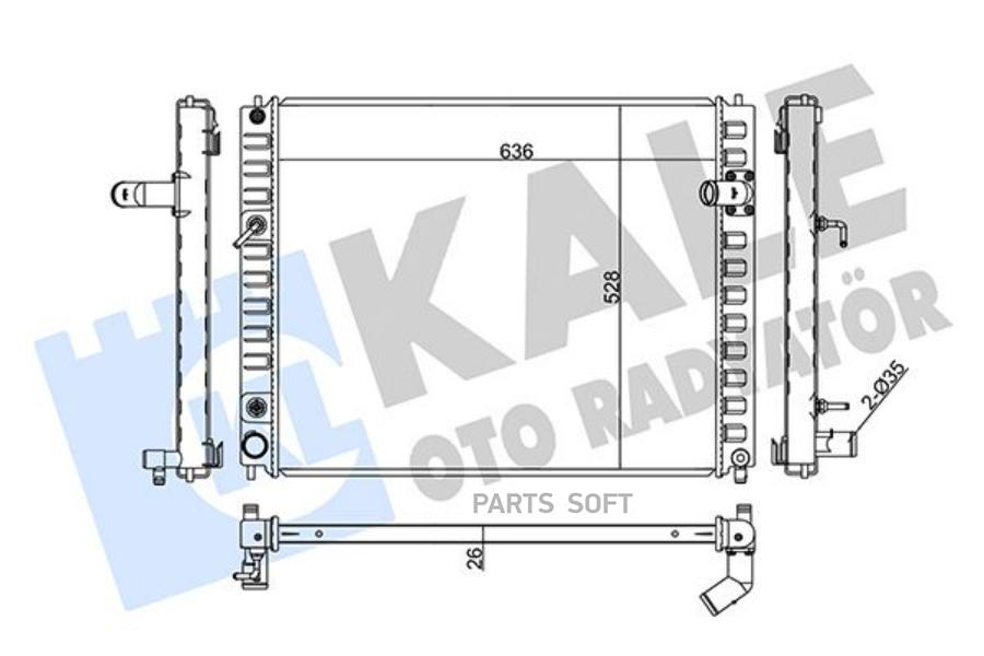 

Радиатор двигателя INFINITI EX 35/ EX 37/ EX 37 AWD/ FX 50 AWD KALE 354220