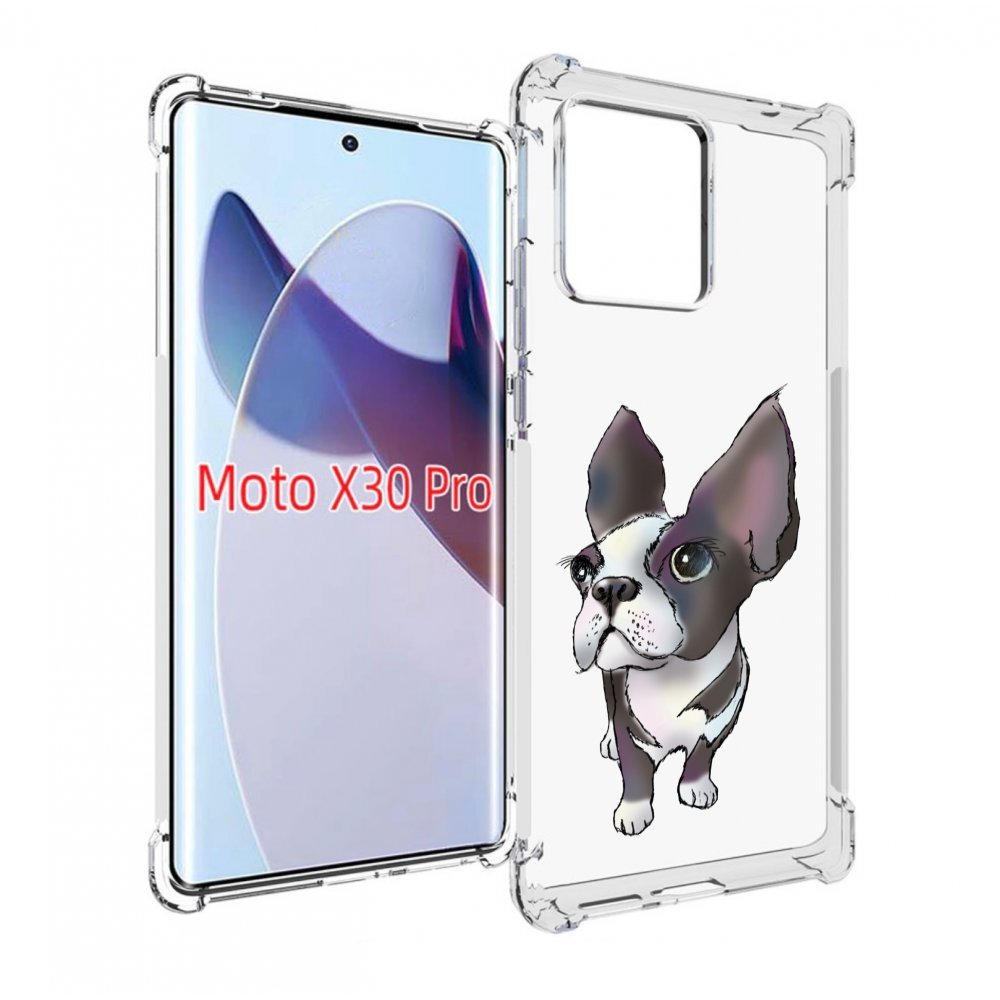 

Чехол MyPads Бульдожка для Motorola Moto X30 Pro, Прозрачный, Tocco
