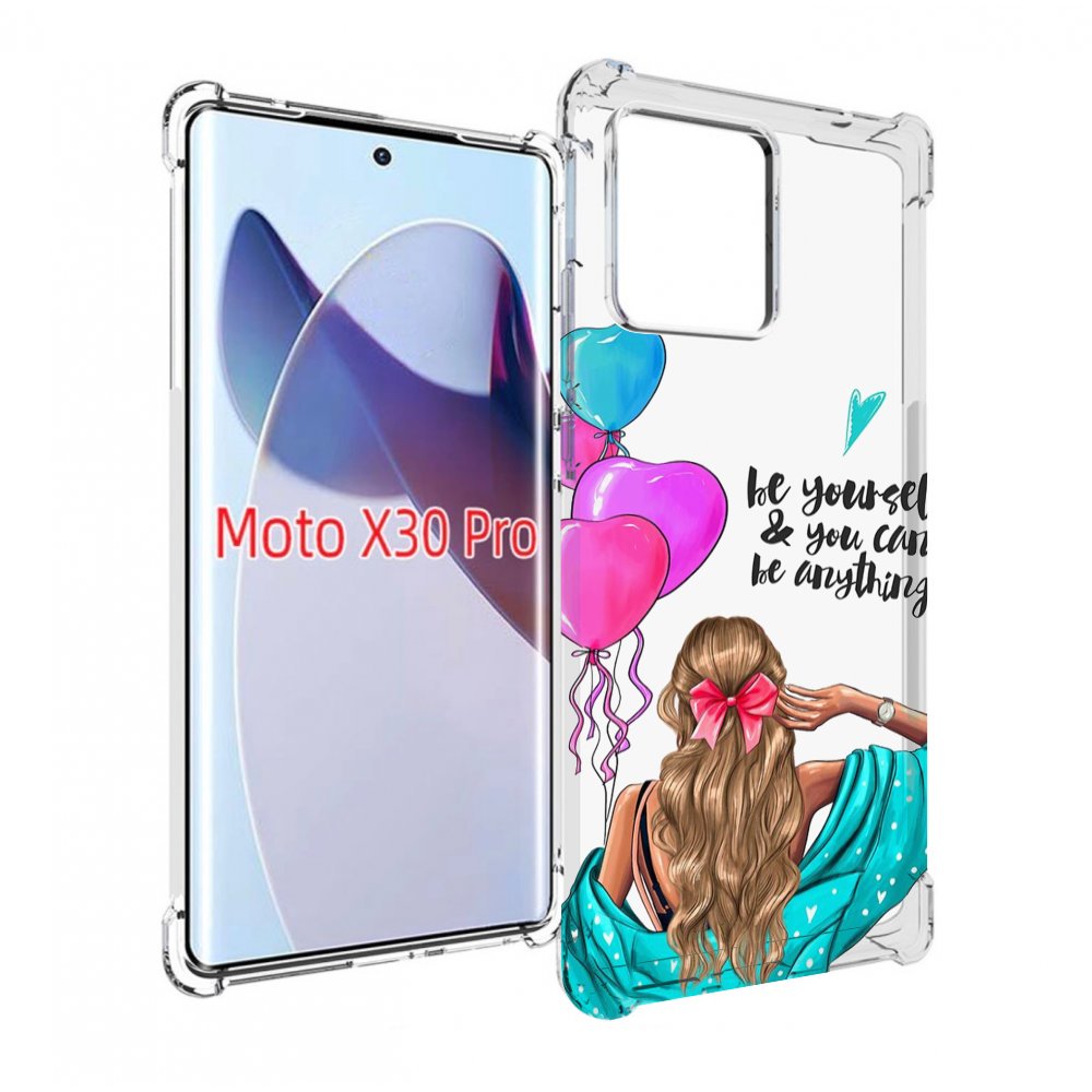 

Чехол MyPads Будь-собой для Motorola Moto X30 Pro, Прозрачный, Tocco