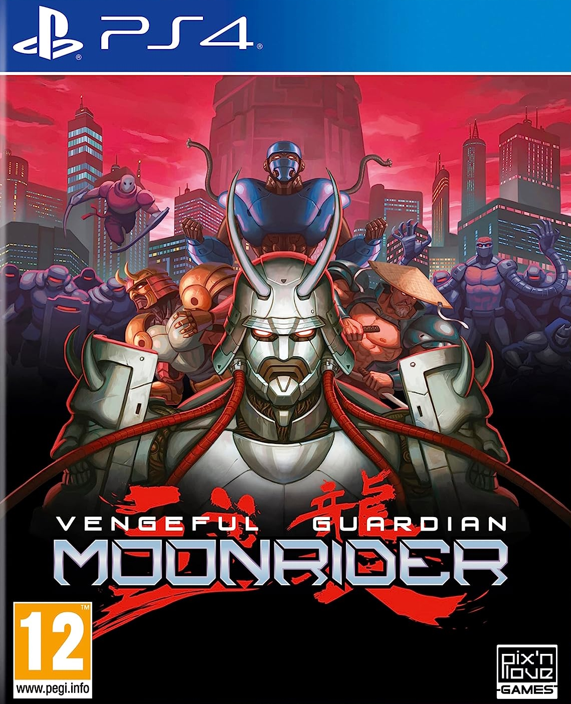 Игра Vengeful Guardian: Moonrider (PlayStation 4, полностью на иностранном языке)