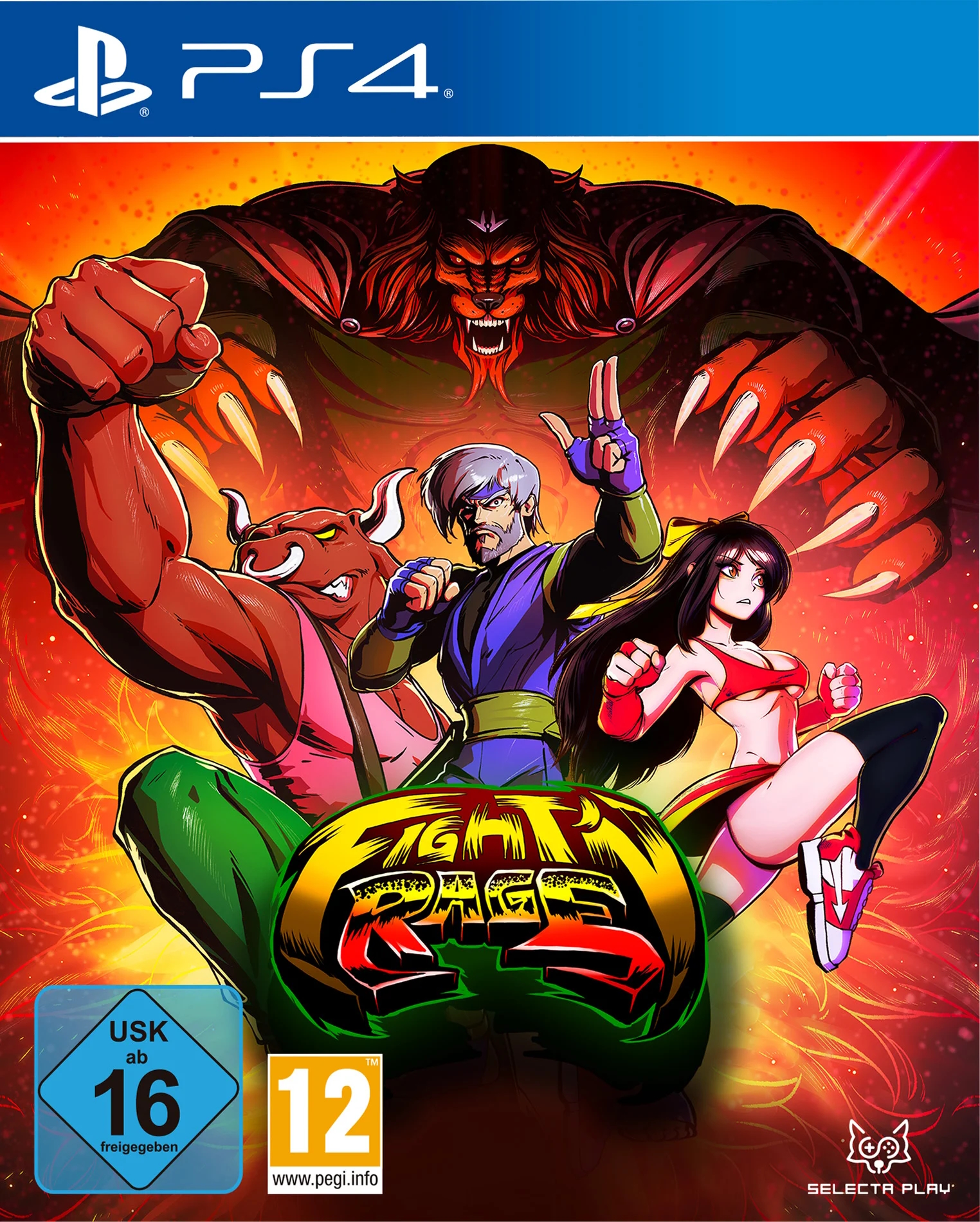 Игра Fight'n Rage: 5th Anniversary Limited Edition (PS4, полностью на иностранном языке)