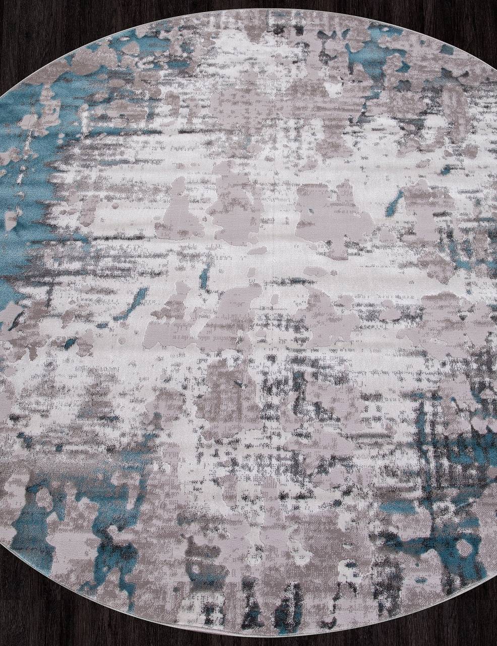 

Ковер TEMPO 0101TA GREY/L.BLUE Круг