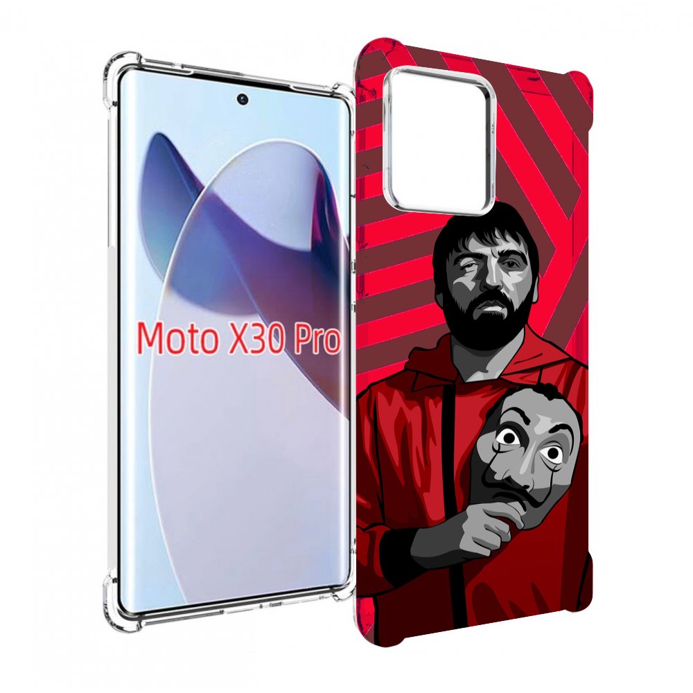 

Чехол MyPads Богата-Бумажный-дом для Motorola Moto X30 Pro, Прозрачный, Tocco