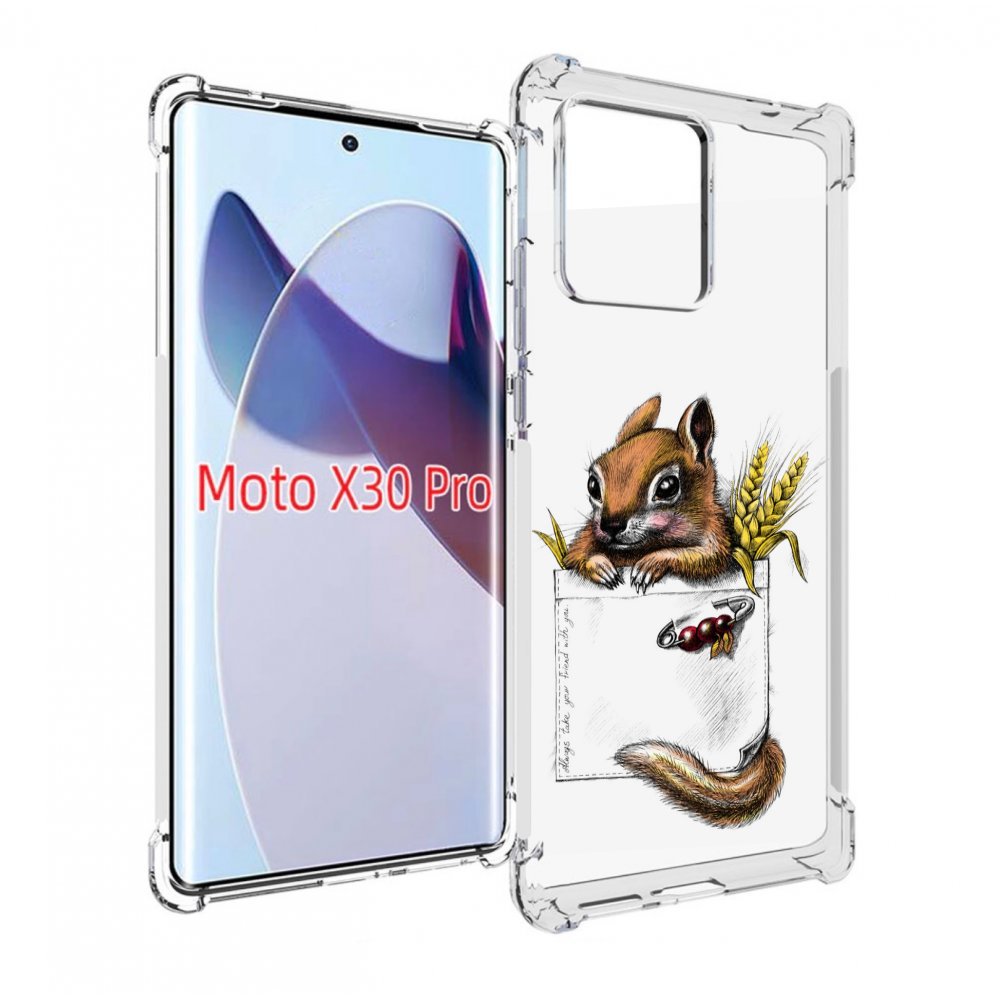 

Чехол MyPads Белочка для Motorola Moto X30 Pro, Прозрачный, Tocco