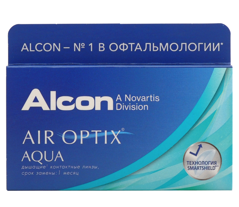 фото Air optix aqua (3 линзы) + biotrue 300 мл.(8.6, -5.25)