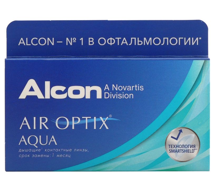 фото Air optix aqua (3 линзы) + biotrue 300 мл.(8.6, -4.75)