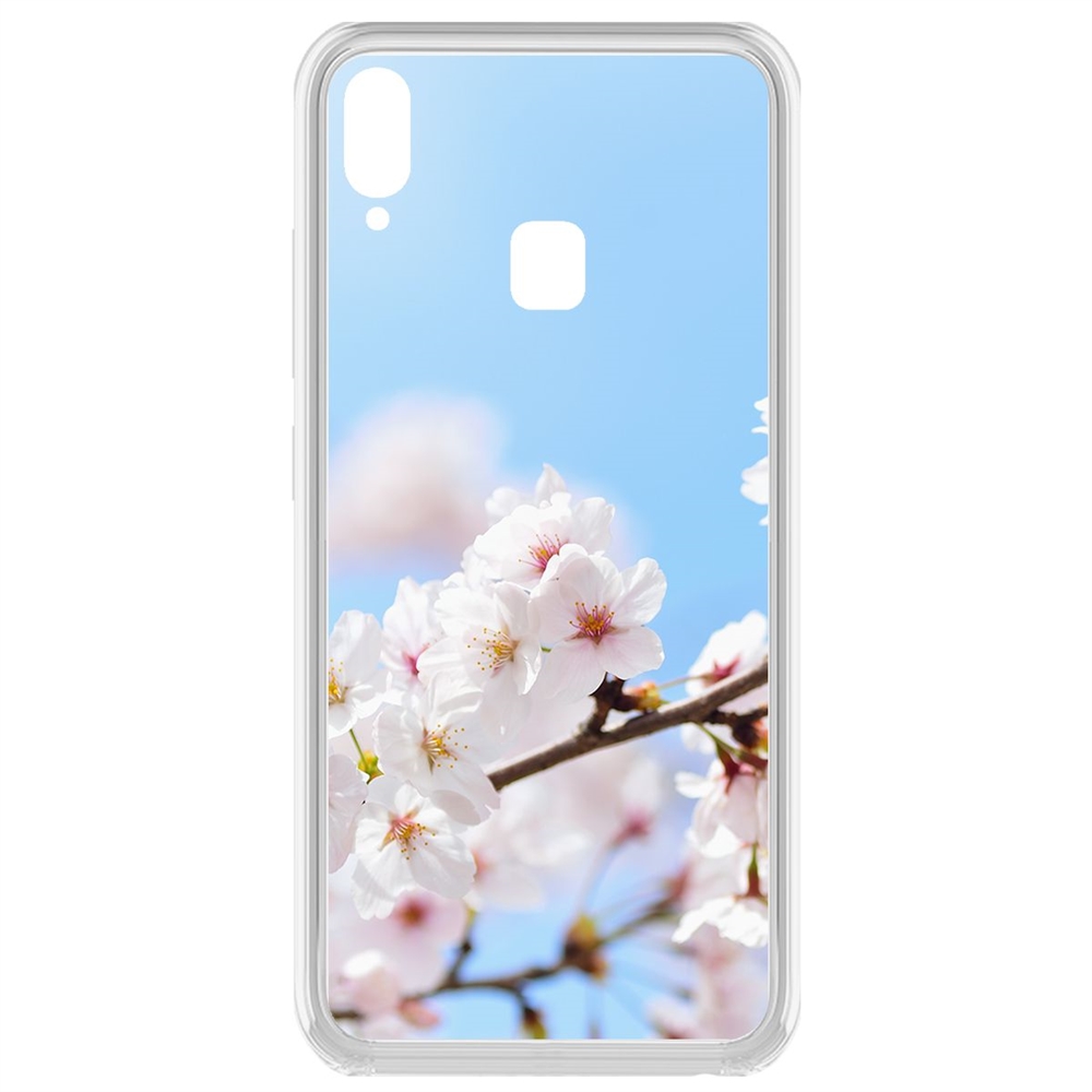 фото Чехол-накладка krutoff clear case цветение для vivo y91/y91i/y93/y95