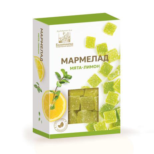 Мармелад Мята-лимон  130г (6шт.)