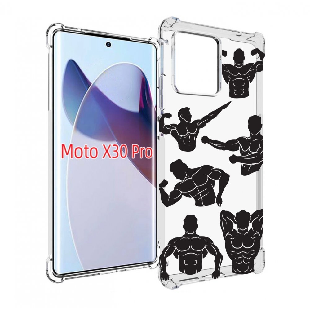 

Чехол MyPads Атлет мужской для Motorola Moto X30 Pro, Прозрачный, Tocco