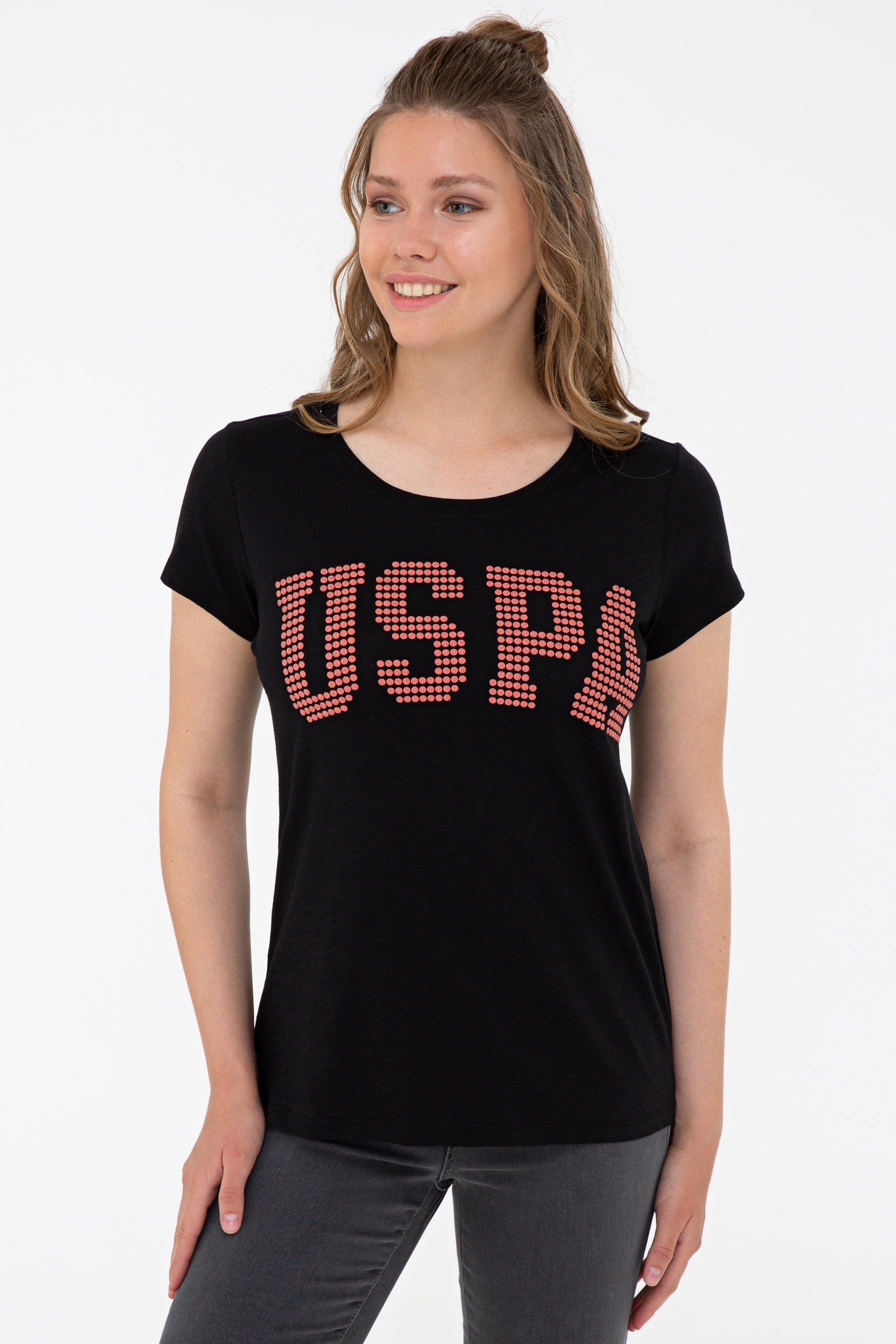 Футболка женская U.S. POLO Assn. G082GL0110E-GEAN-IY021 черная XS