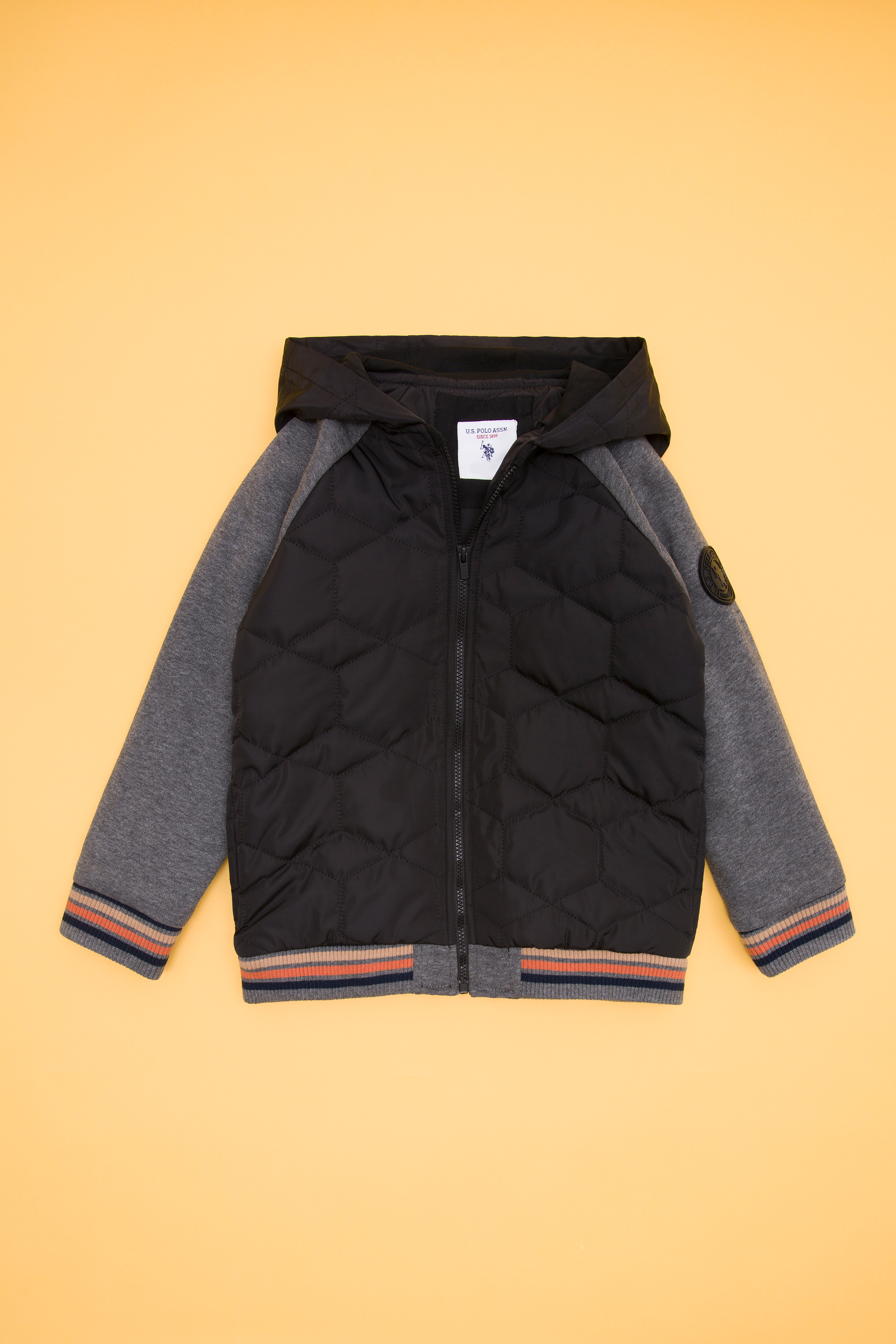 

Толстовка детская US Polo Assn G083SZ0820HOLMKIDS_VR046, черный, серый, 146, G083SZ0820HOLMKIDS_VR046