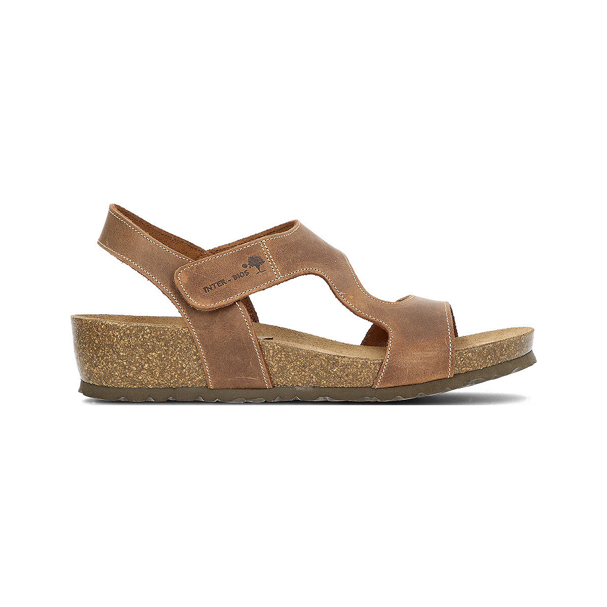 

Сандалии женские Interbios 28246543 коричневые 41 EU, Коричневый, 28246543