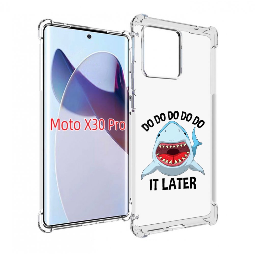 

Чехол MyPads Акула для Motorola Moto X30 Pro, Прозрачный, Tocco
