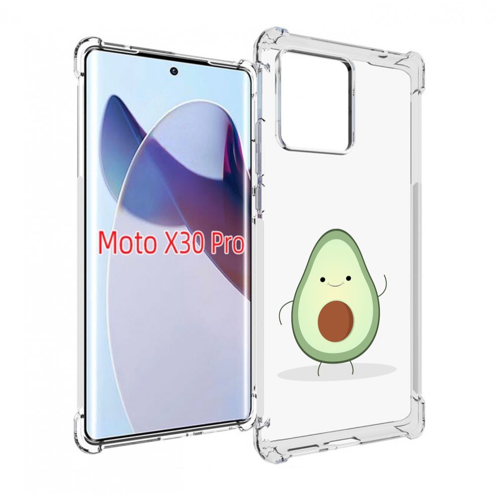 

Чехол MyPads Авокадик для Motorola Moto X30 Pro, Прозрачный, Tocco