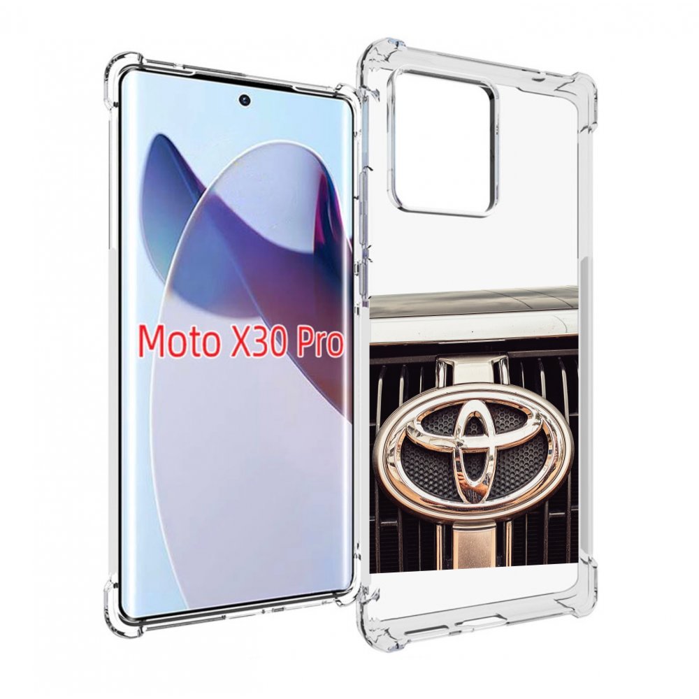 

Чехол MyPads toyota тоиота 3 для Motorola Moto X30 Pro, Прозрачный, Tocco