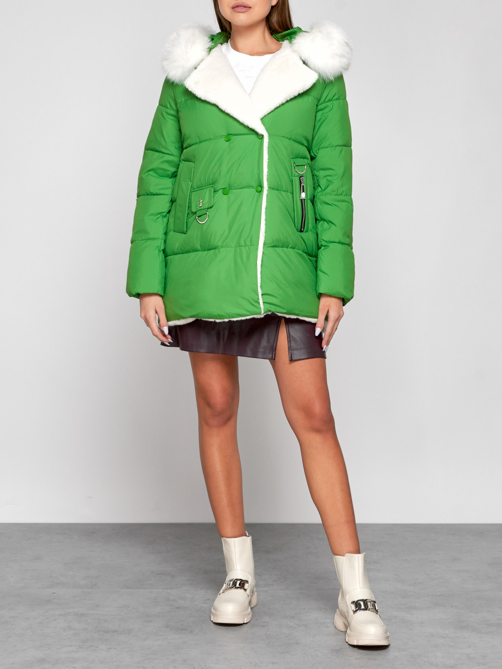 Куртка женская AD133120 зеленая S